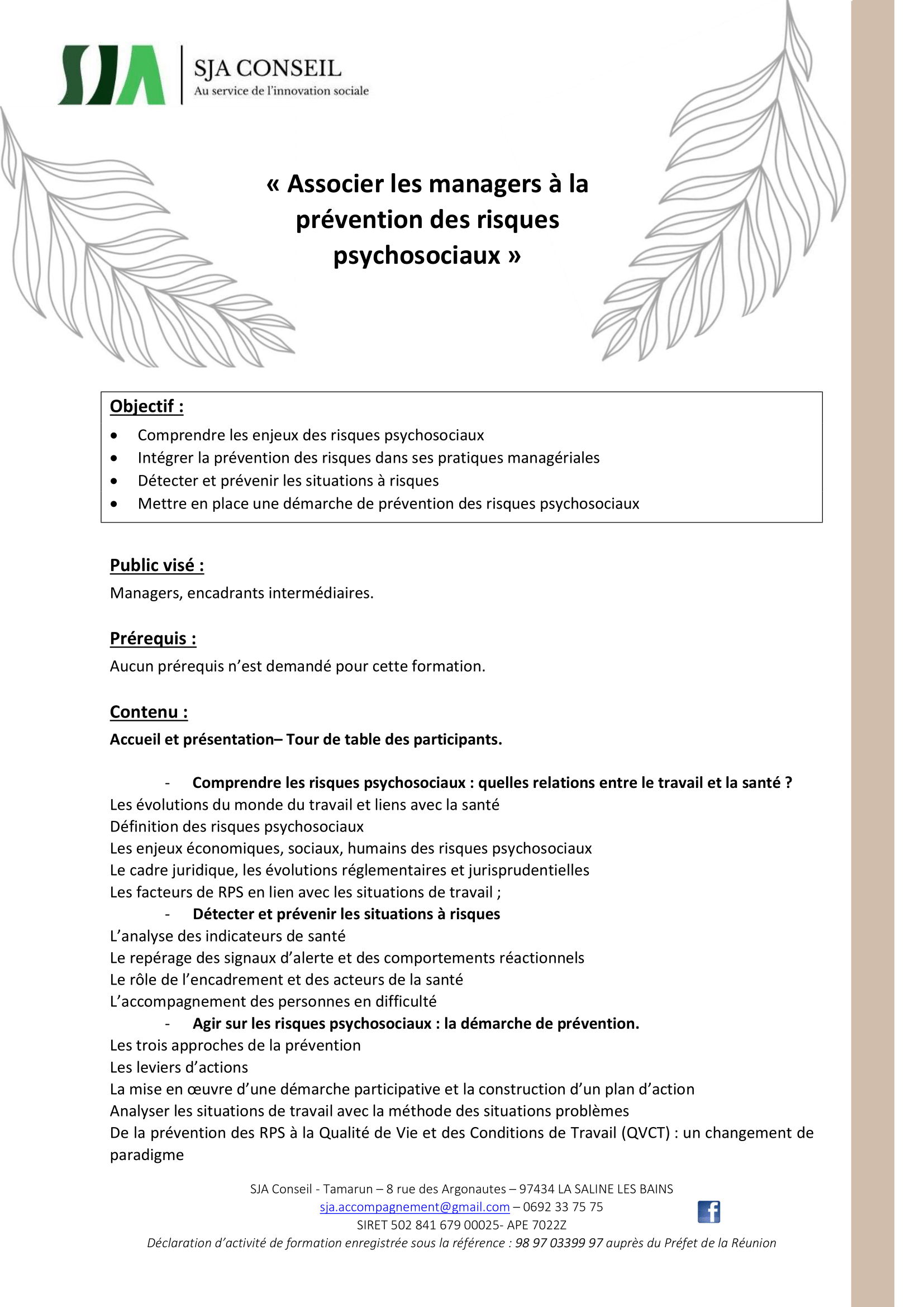 Formation SJA Conseil_Associer les managers à la prévention des risques psychosociaux-1